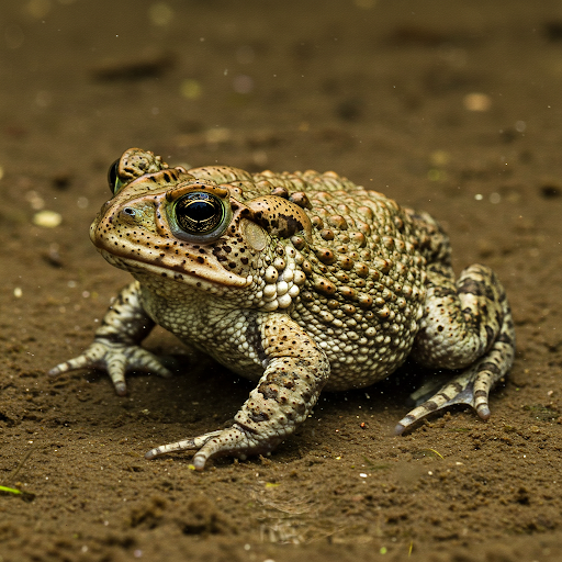 Rana con le mani piatte
