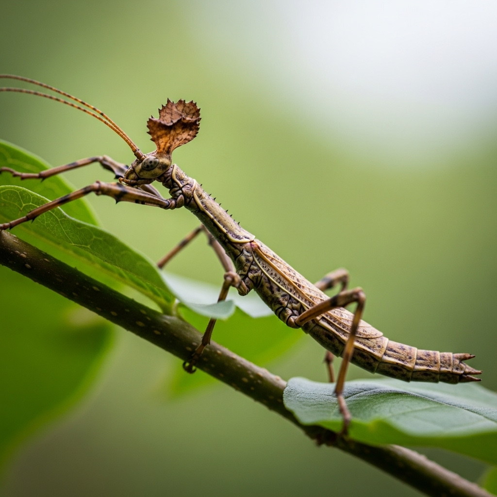 Insetto stecco foglia di eucalipto