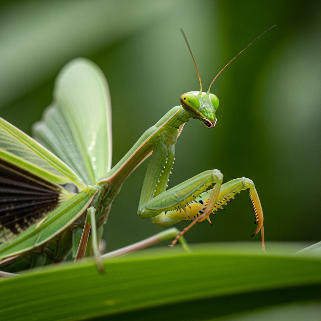 Mantide religiosa gigante asiatica
