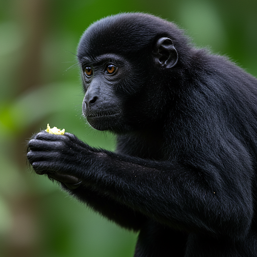 Scimmia Ragno dal Ventre Bianco