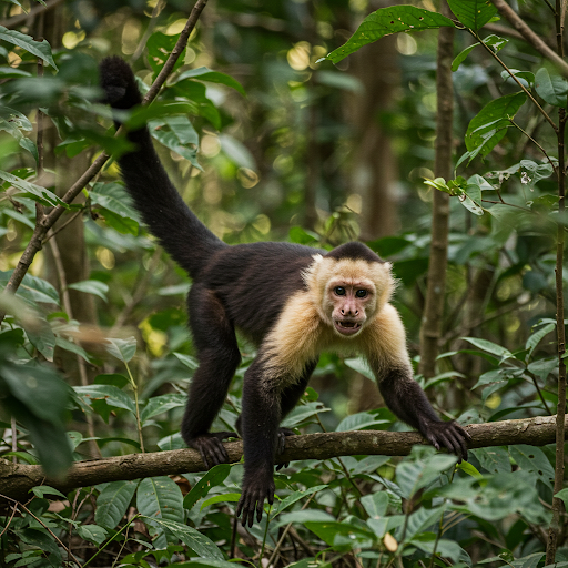Scimmia cappuccina dalle mani bianche