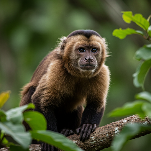 Scimmia cappuccina oliva