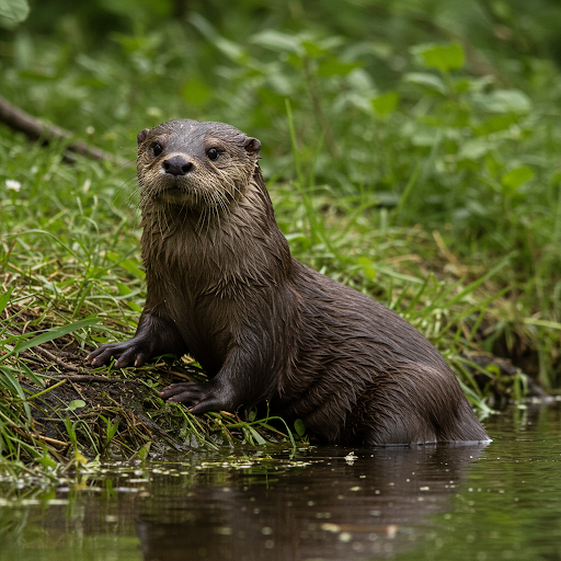 Lontra di fiume nordamericana