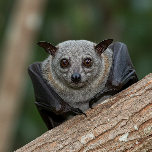 Volpe volante dalla testa grigia