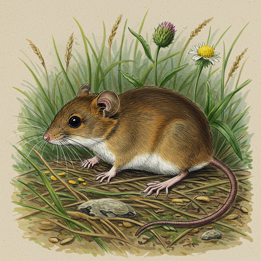 Topolino delle messi della baia