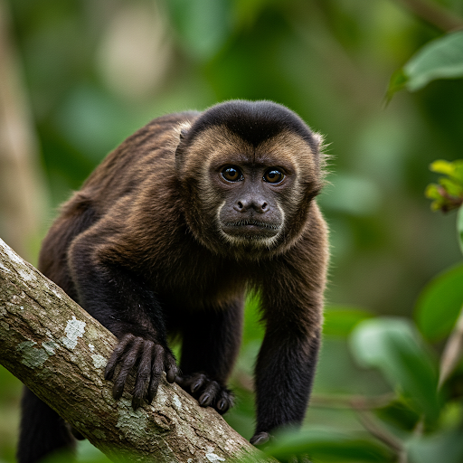 Scimmia cappuccina dal ciuffo