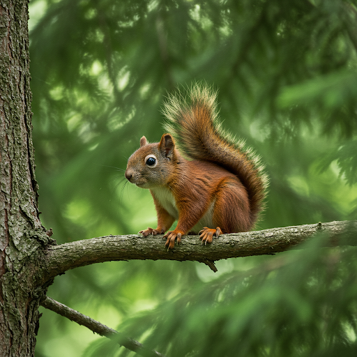 Scoiattolo rosso americano