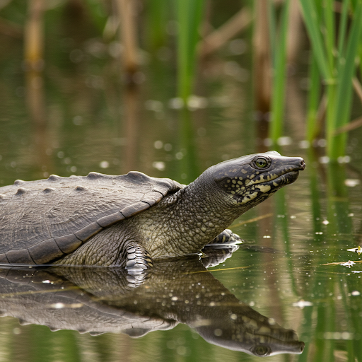 Tartaruga spinosa dal guscio molle