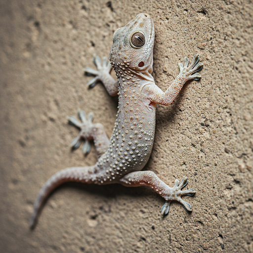 Geco delle case asiatico