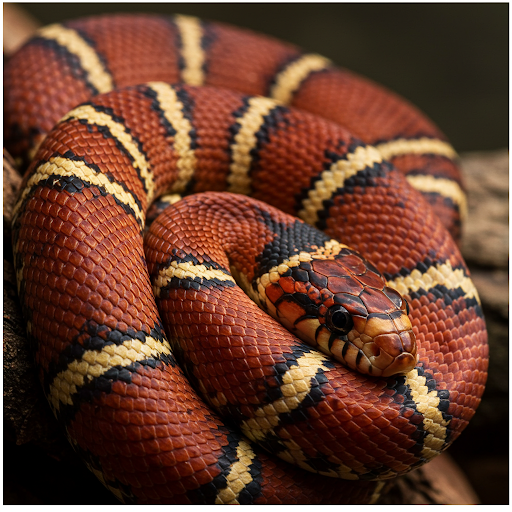 Serpente reale del latte