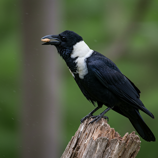 Corvo dalla nuca bianca