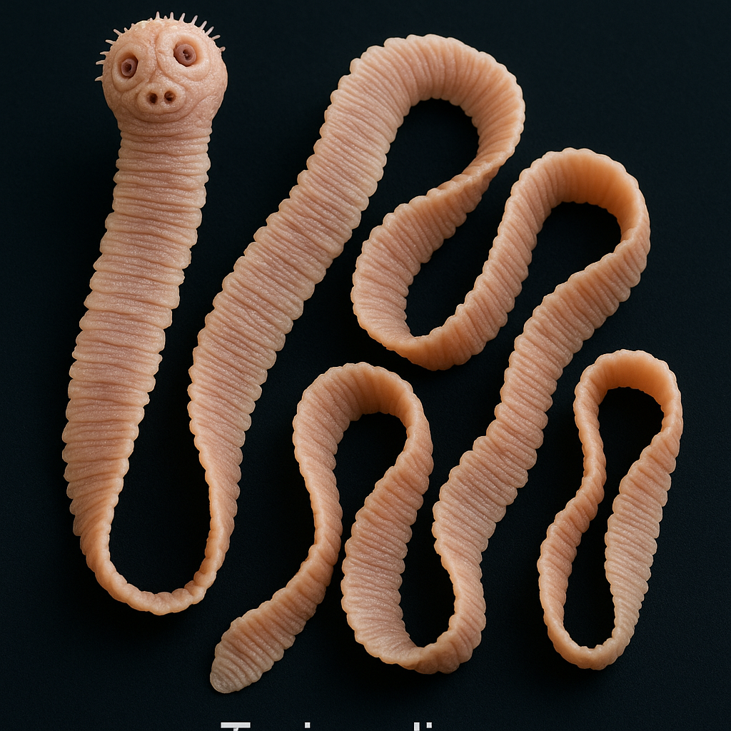 Tenia solium (Verne solitario)