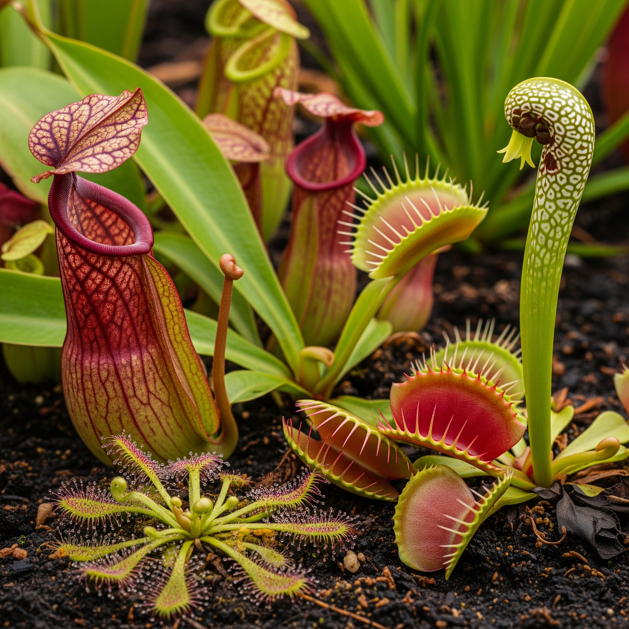 Le 5 piante carnivore più affascinanti e le loro trappole