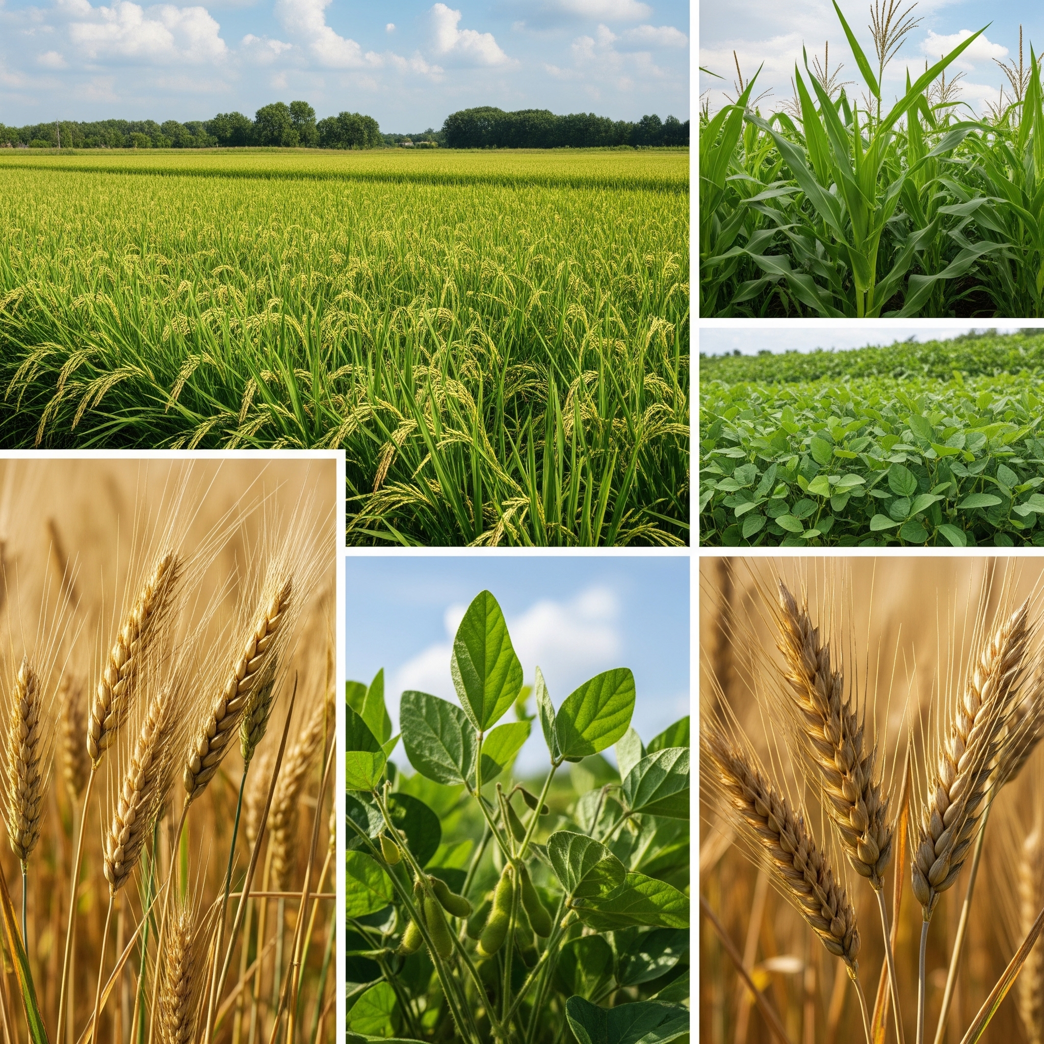 Le 7 Piante più Importanti per l'Alimentazione Mondiale