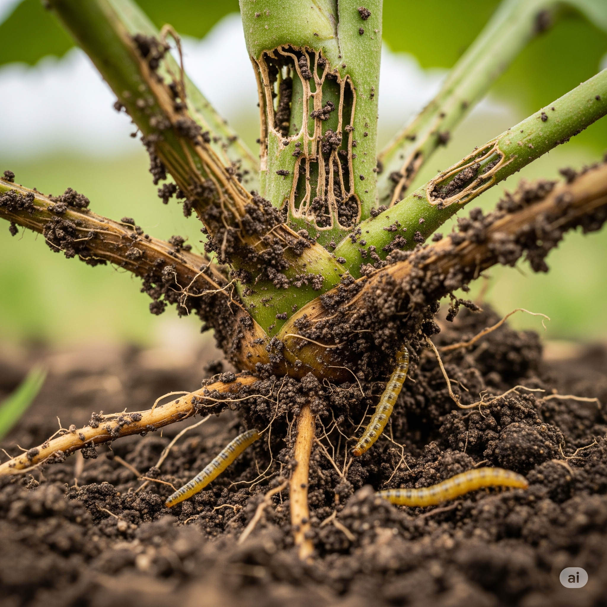 Larve di Elateridi (Filariferi/Vermi fil di ferro):
