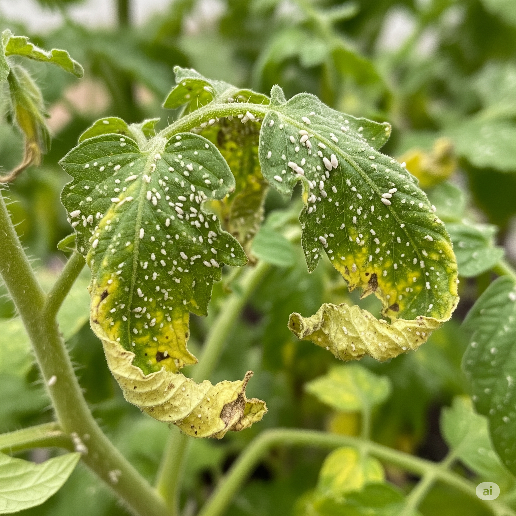 Mosca Bianca (Trialeurodes vaporariorum):