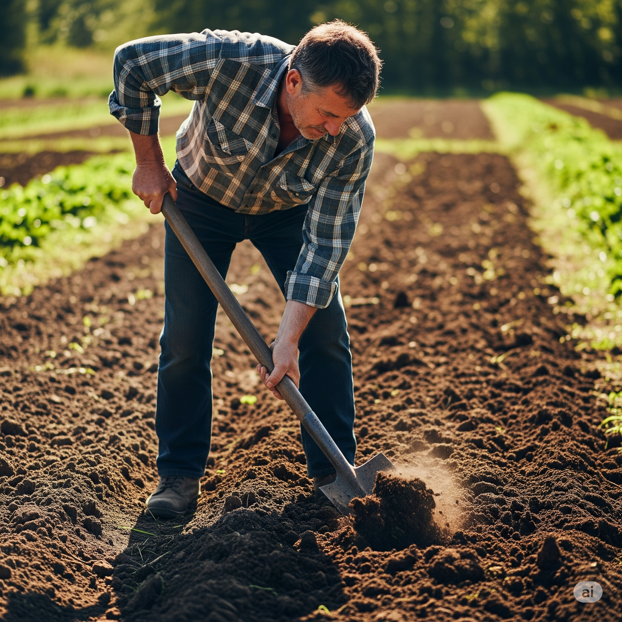 Scavo o Vangatura (Lavorazione Profonda): Il respiro del terreno.