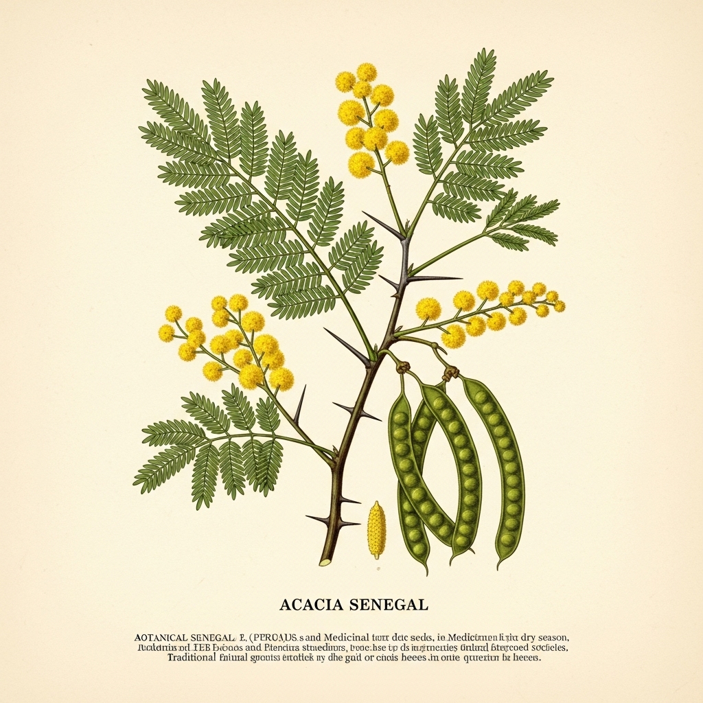 Acacia della gomma arabica