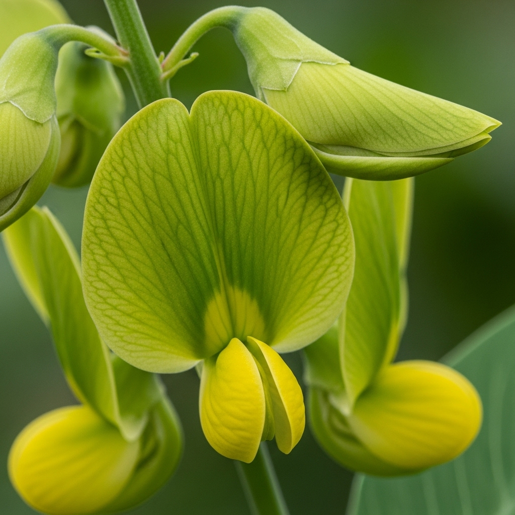 Green Birdflower, Birdflower, Parrot Pea