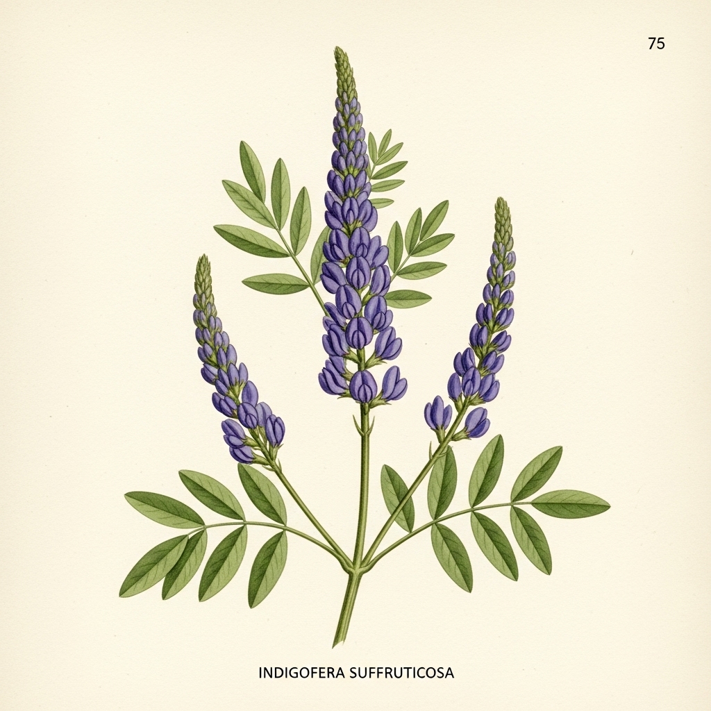 Indaco selvatico, Anil, Tintura Blu