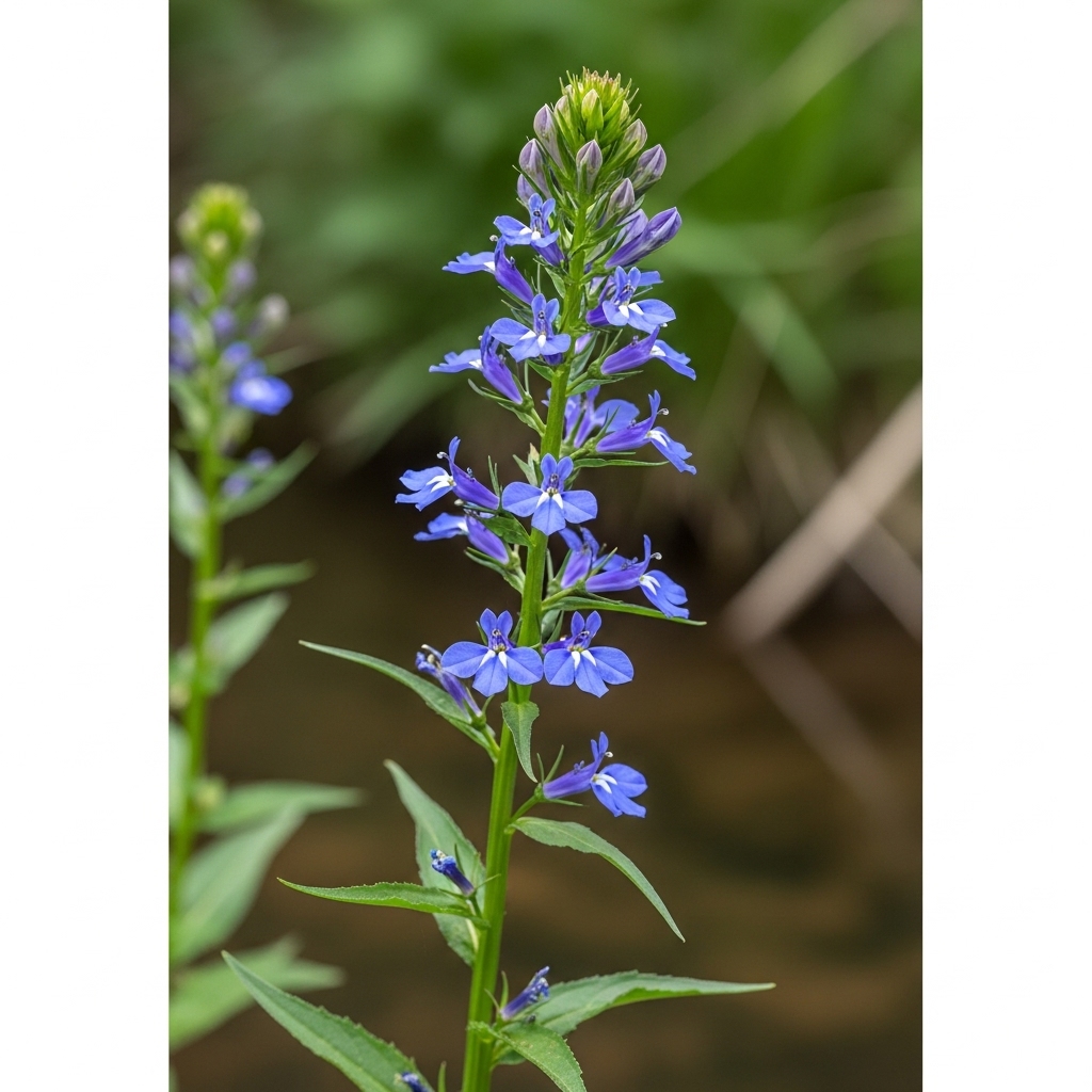 Lobelia blu americana
