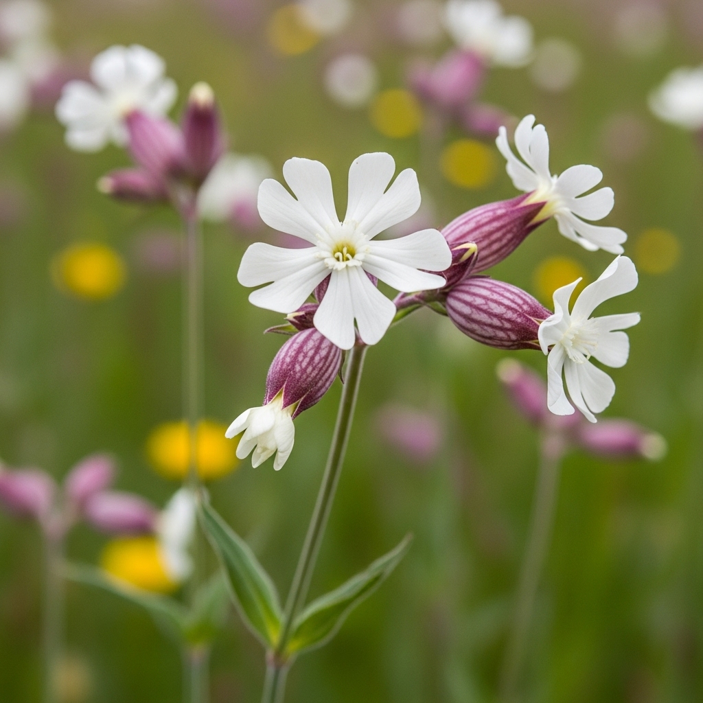 Silene comune, Erba del cucco, Strigoli, Bubbolini, Scrupulino, Sclopit, Verzuli