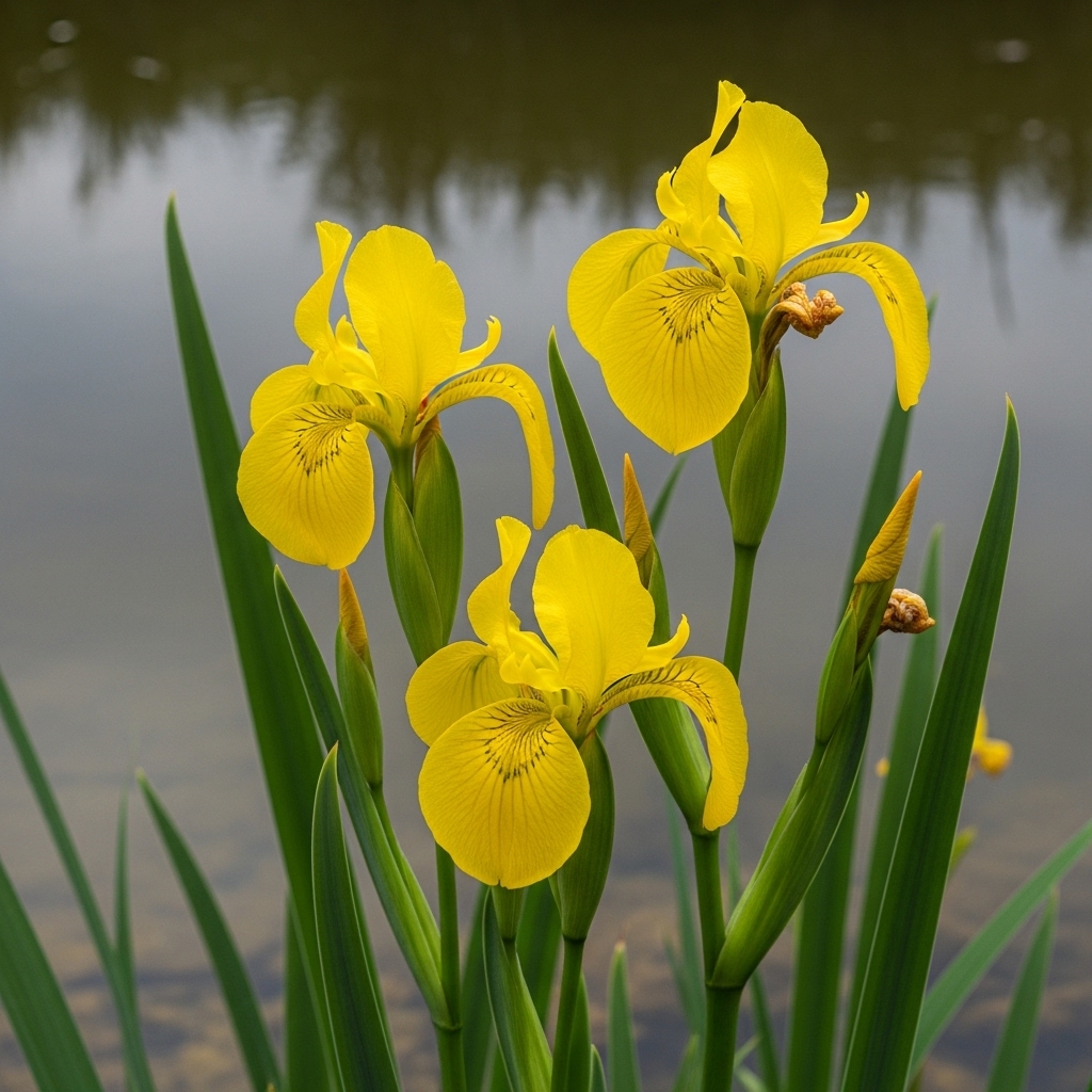 Iris delle paludi, Iris gialla, Giaggiolo acquatico