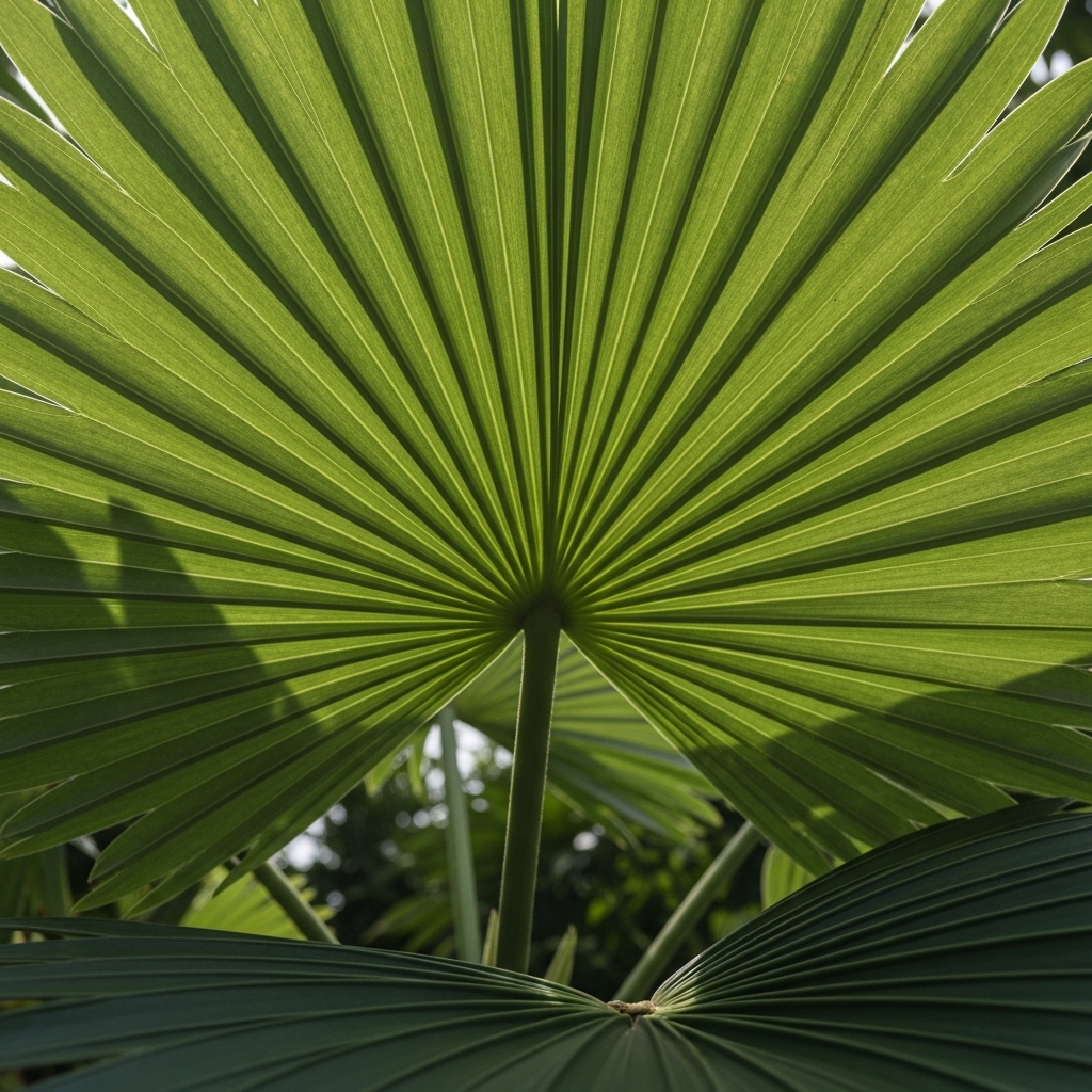 Palma a ventaglio a ruota