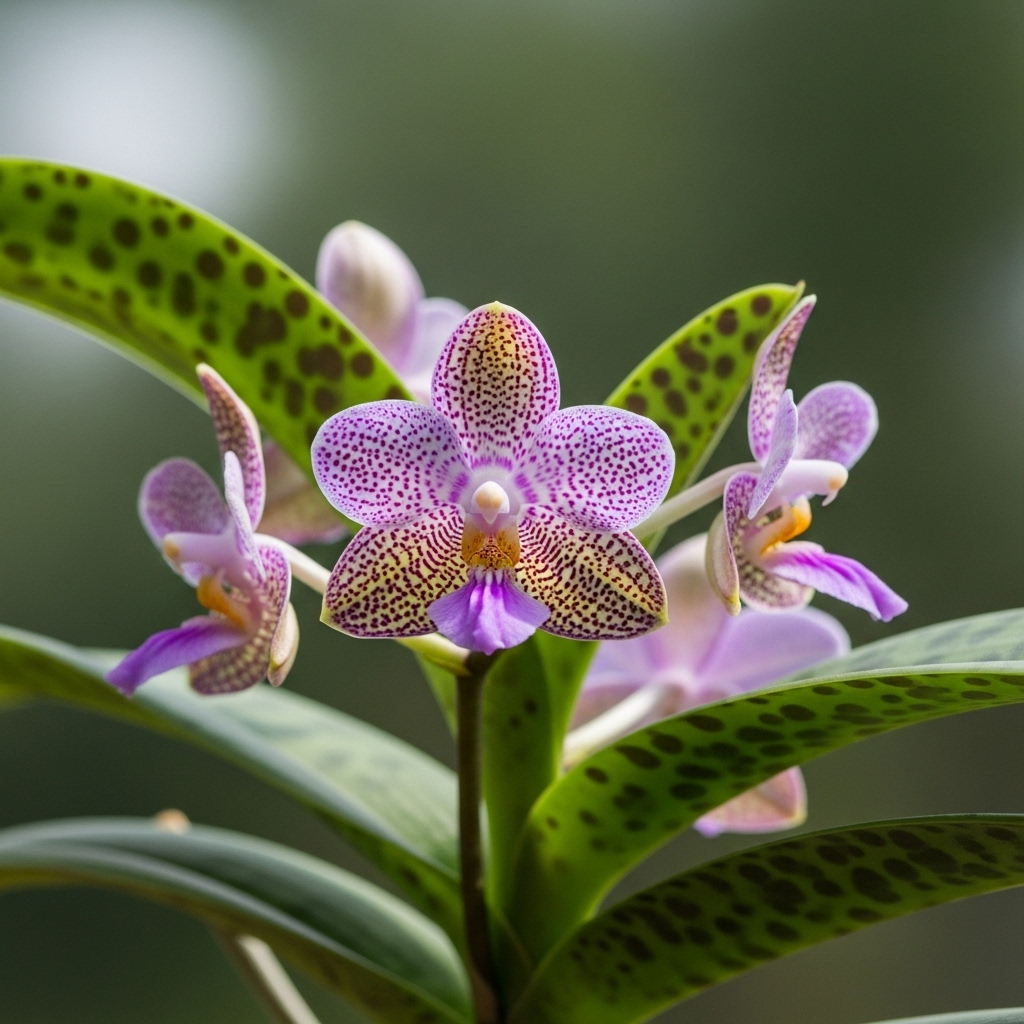 Orchidea rosa falena