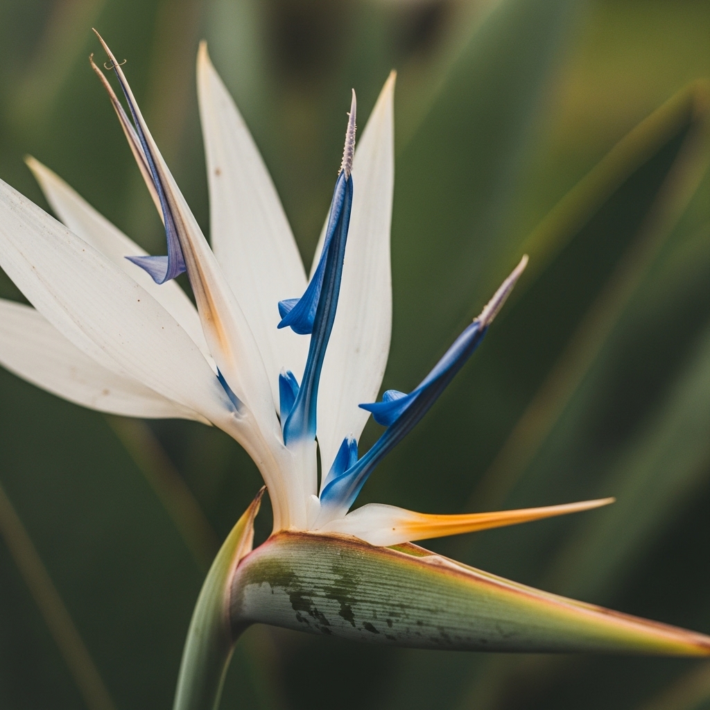 Uccello del Paradiso Bianco del Capo