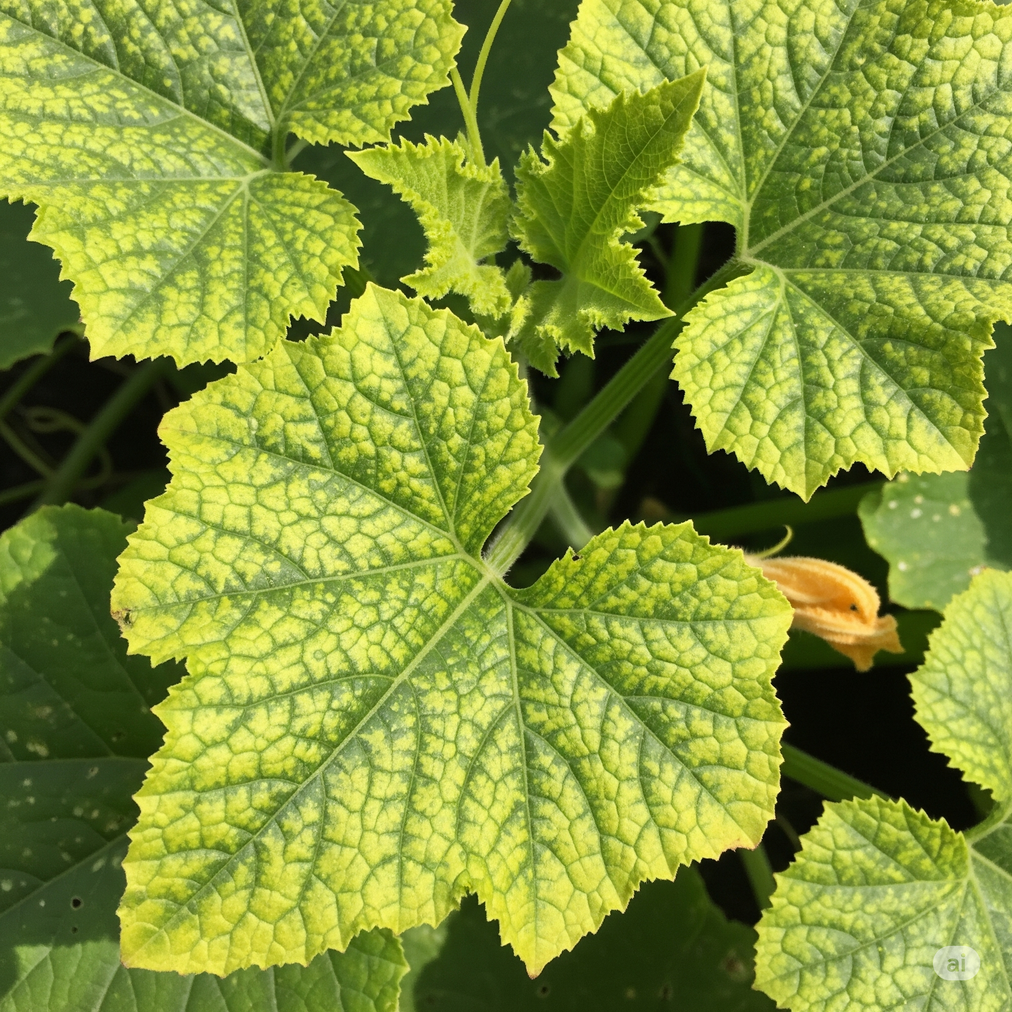 Virus del mosaico della zucchina gialla