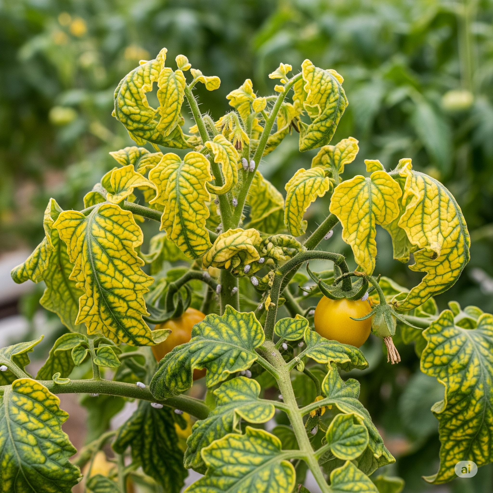 Virus dell'arricciamento fogliare giallo del pomodoro