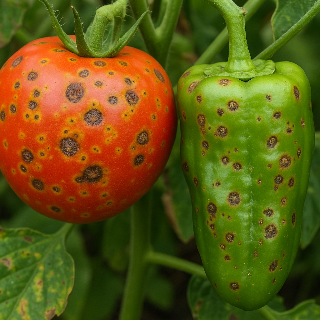 Maculatura batterica del pomodoro e del peperone