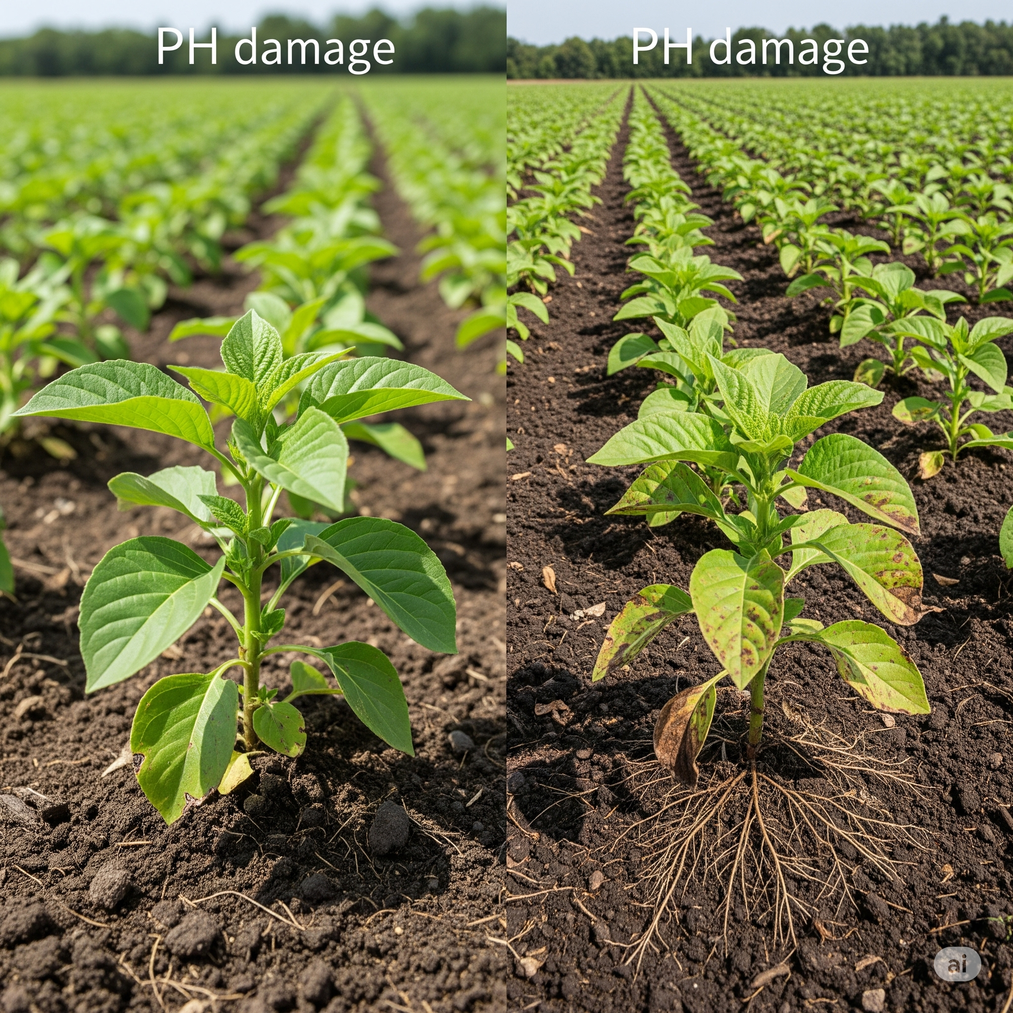 Danni da Squilibrio del pH del Suolo