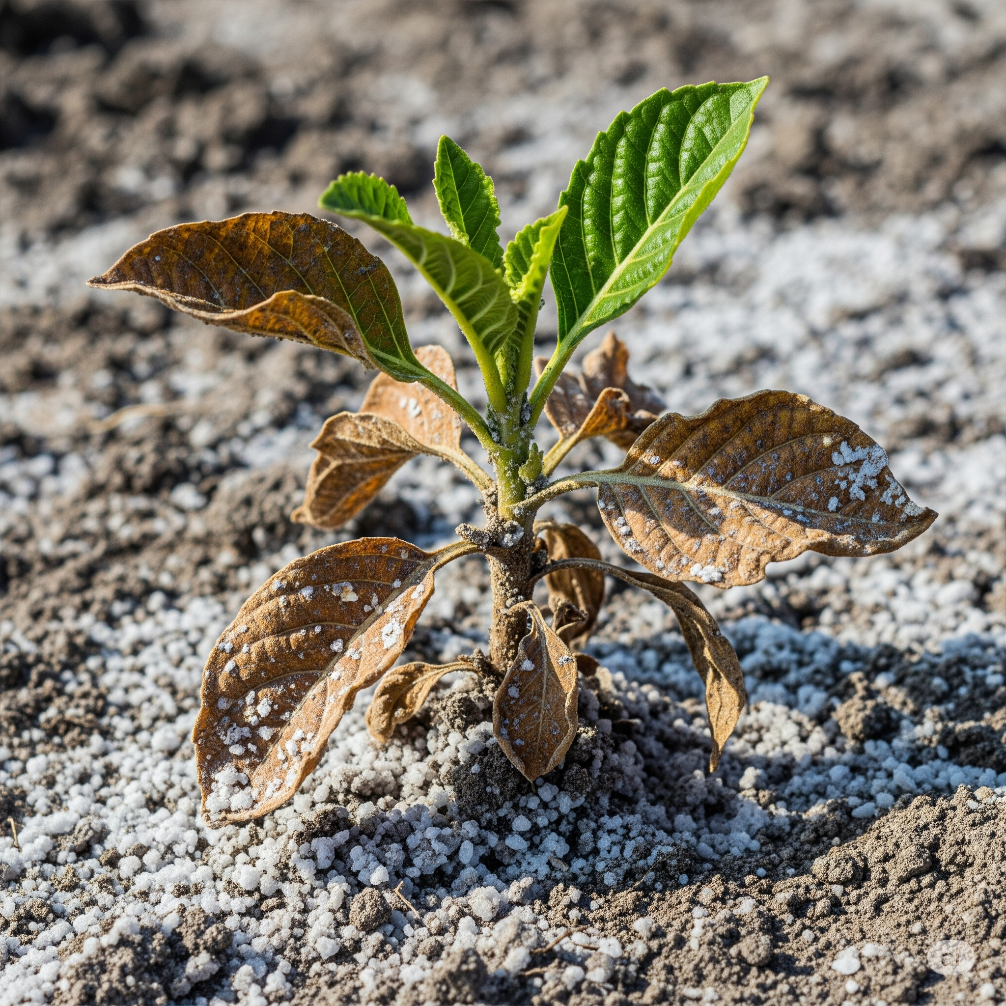 Danni da Salinità del Suolo