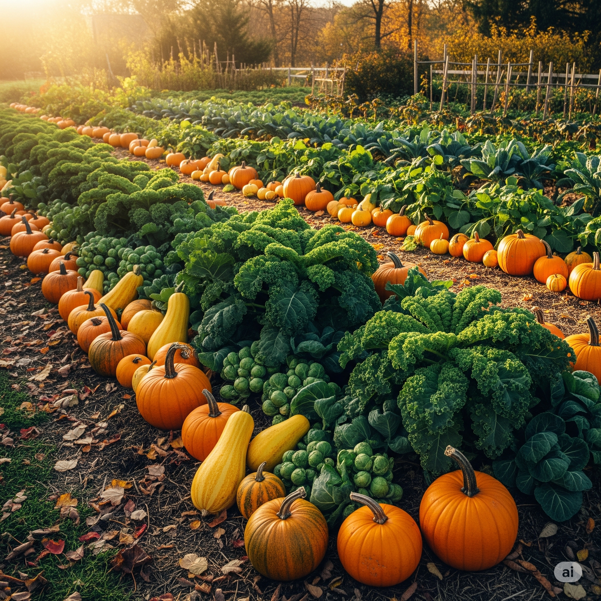 Raccolta di ortaggi invernali