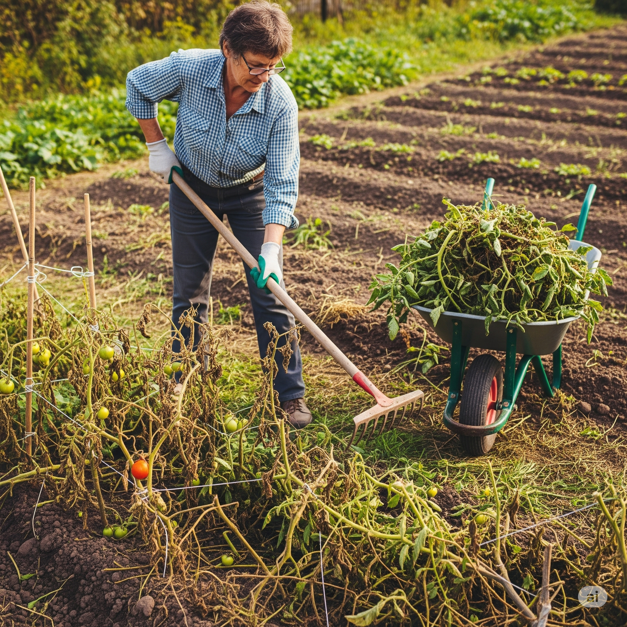 Pulizia generale dell'orto